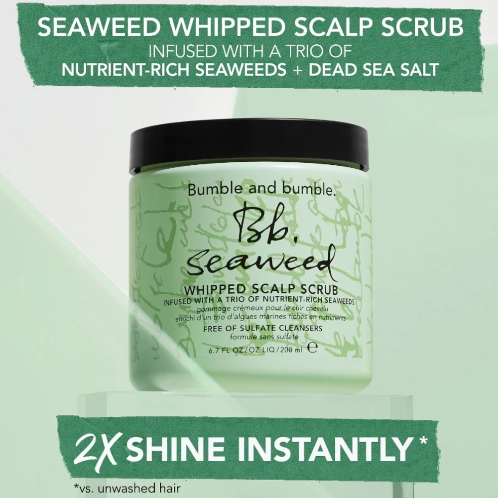 🌺Bumble And Bumble Seaweed Nourishing Whipped Scalp Scrub Hair Treatment